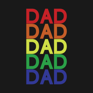 Rainbow Dad T-Shirt