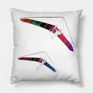 paraglider sport art #paraglider Pillow