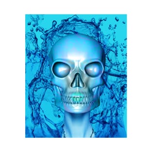 Metal Skull in Water T-Shirt