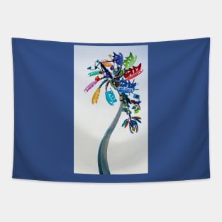 MultiColor coconut tree artistic Design Tapestry