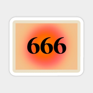 666 Angel Numbers Magnet