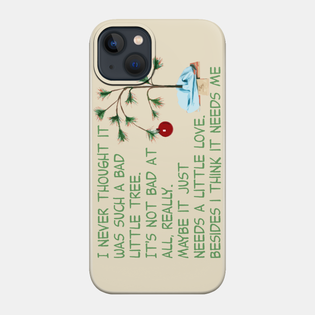 Charlie Brown Christmas Tree - A Charlie Brown Christmas - Phone Case