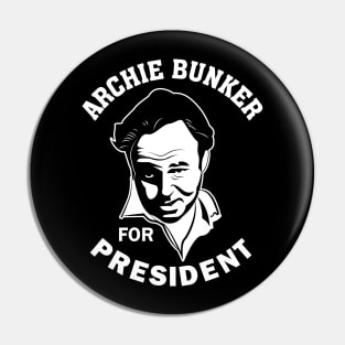 Archie for President Pin