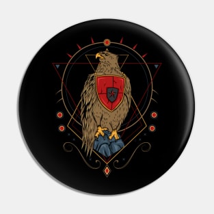 The falcon illustration Pin