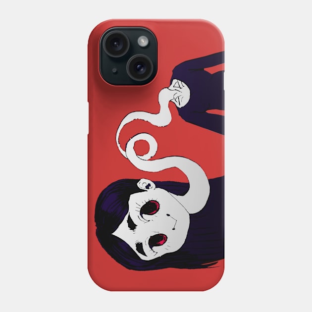 Rokurokubi Long-Neck Woman Yokai Phone Case by kuraimochi