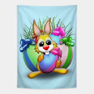 Easter Bunny Funny and Cute Character Tapestry