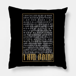 I am Odin - II Pillow