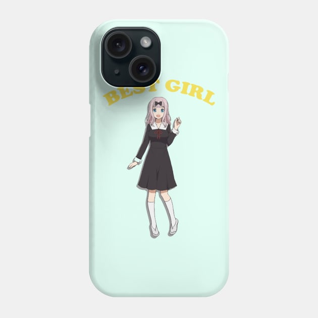 Chika Fujiwara Best Girl Phone Case by koolpingu