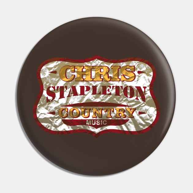 Vintage Chris Stapleton Pin by freshtext Apparel10
