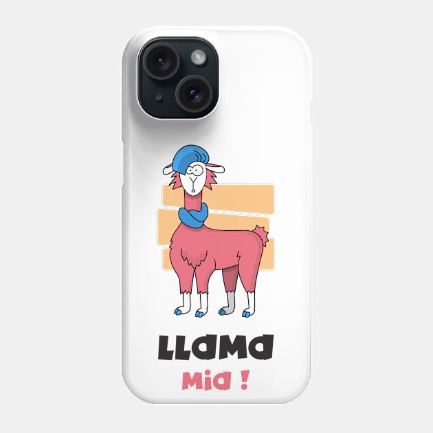 Llama mia Phone Case by Singing Donkey