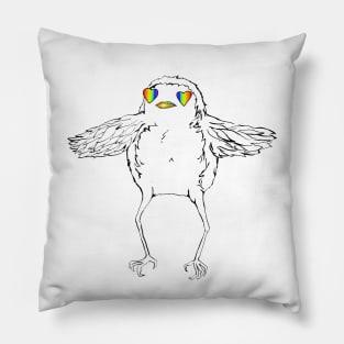 lovebird : pride edition Pillow