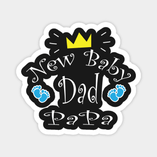 CBTWear New Baby Dad PaPa - Funny for New Dad Gift Magnet