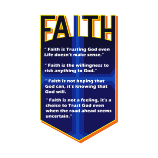 Faith v2 blue T-Shirt