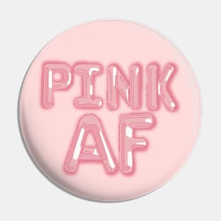 Pink AF Balloon lettering Edit View Pin