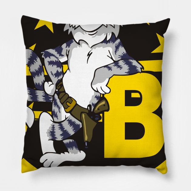 Tomcat - B Pillow by MBK