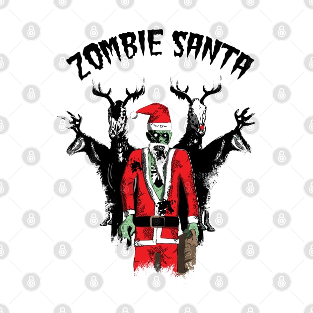 Zombie Santa by atomguy