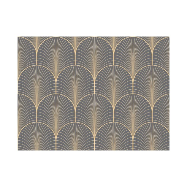 art deco pattern by ghjura