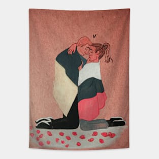 Couple in Love Tapestry