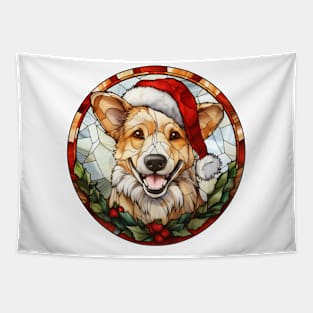 Christmas dog Tapestry