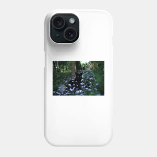 Black tomcat Paule in the flowerbed Phone Case