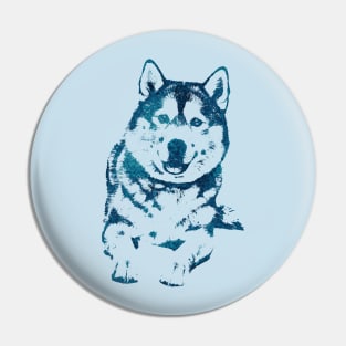 Siberian Husky Pin