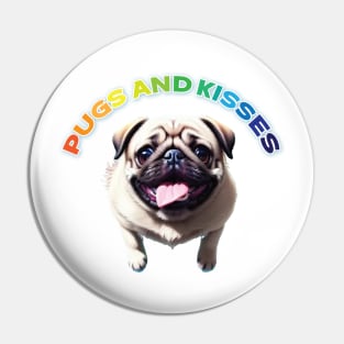 Just Pugs and Kisses 3 Pin