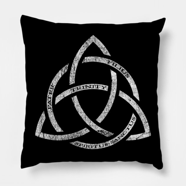 Catholic Trinity Pillow by DreamStatic