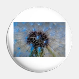 Blue Dandelion Pin