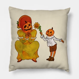 Pumpkin Folk Pillow