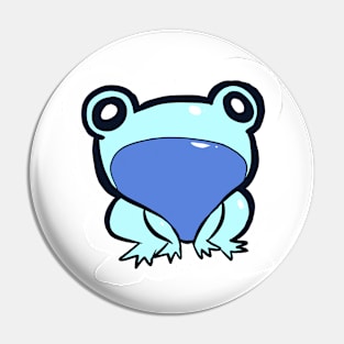 Blue Frog Pin