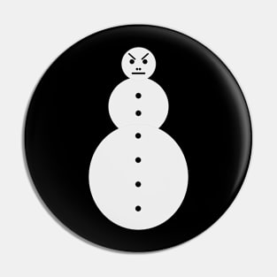 Funny Jeezy Snowman Pin