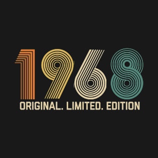 Vintage 1968 Birthday Retro 1968 For Men Women born in 1968 T-Shirt