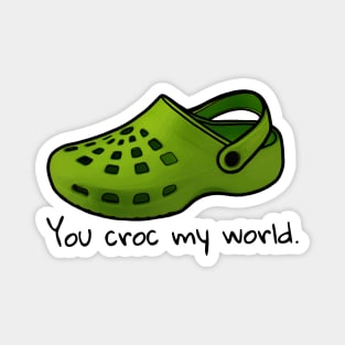 You croc my world 2 Magnet