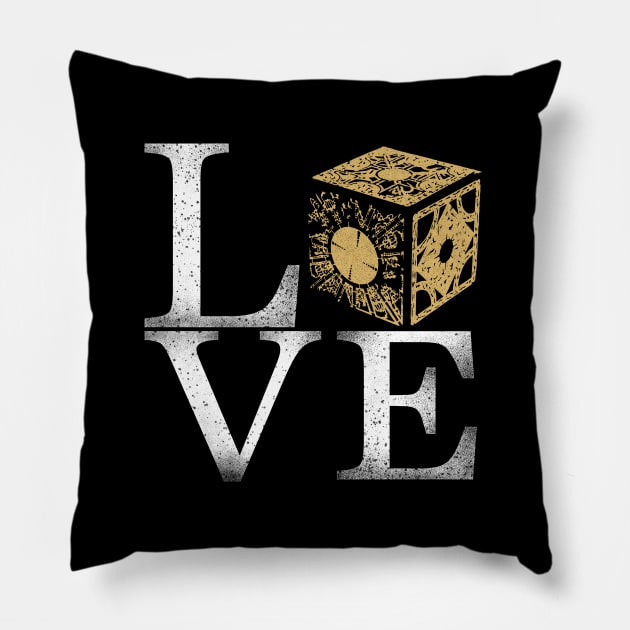 Hellraiser puzzlebox | love Pillow by wet_chicken_lip