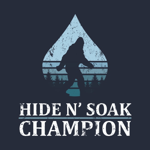 Funny Bigfoot Hide and Seek Soak World Champion Gift by Freid