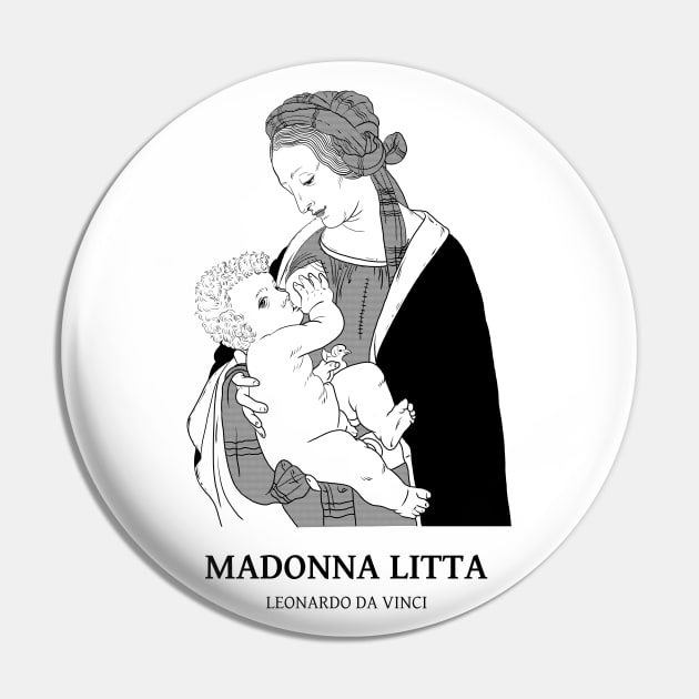 Madonna Litta Pin by LiuNR