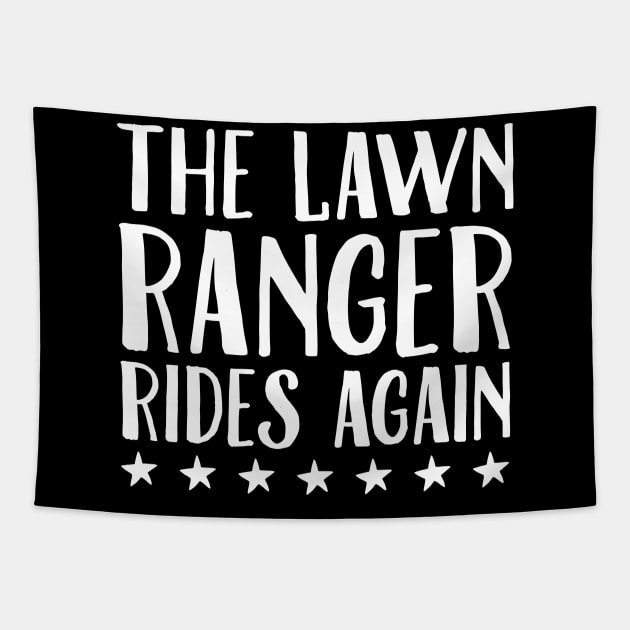 The lawn ranger rides again Tapestry by captainmood