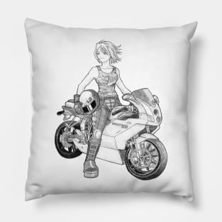 akira ducati Pillow