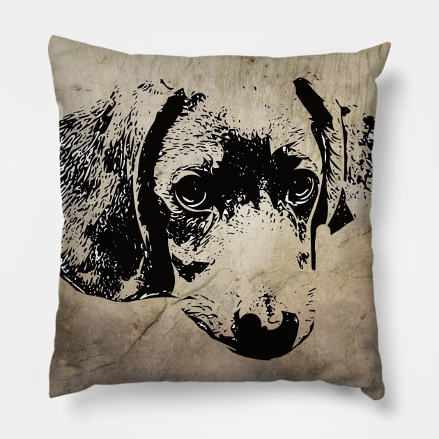 Dachshund Pillow by DoggyStyles