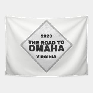 Virginia Road to Omaha College Baseball CWS 2023 Tapestry