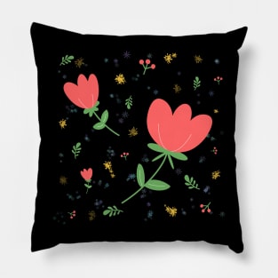 Flower seamless pattern drawing Pillow