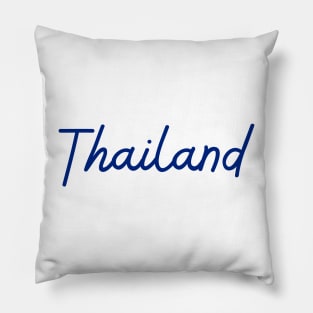 Thailand - Thai blue - Flag color Pillow