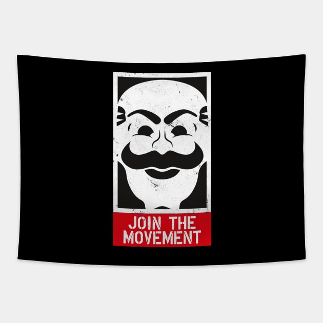 Join The Movement Tapestry by Oneskillwonder