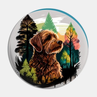 Rescue Dog Together With Nature Bubble Bonsai Pin