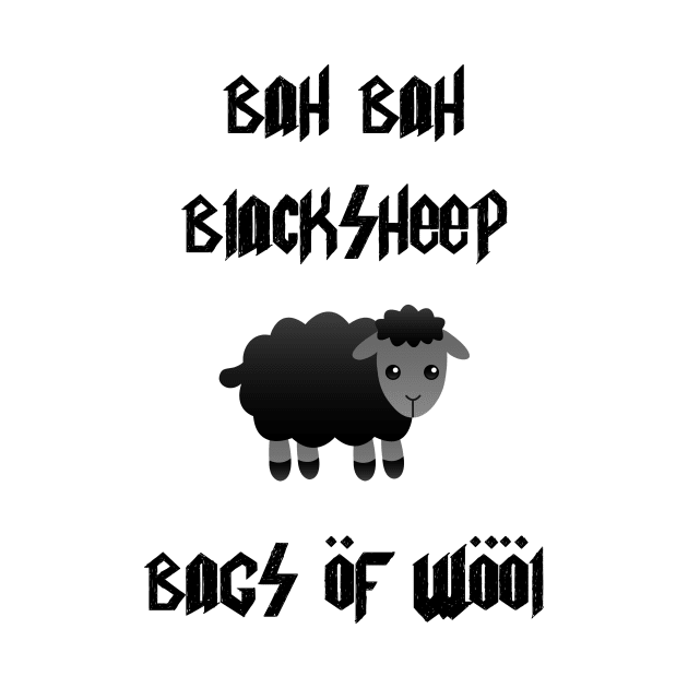 Bah Bah Black Sheep, 2 by cheekymonkeysco