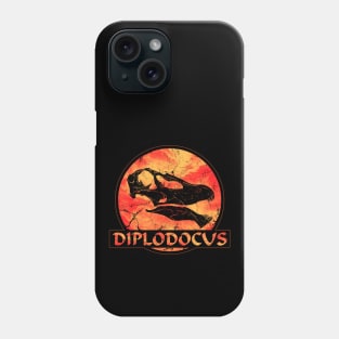 Diplodocus Fossil Skull Phone Case