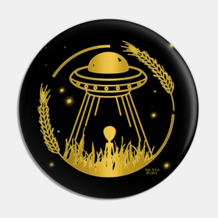 UFO and Alien Pin