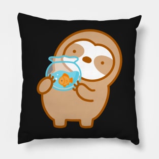 Cute Pet Goldfish Sloth Pillow