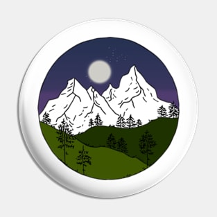 white mountains Pin