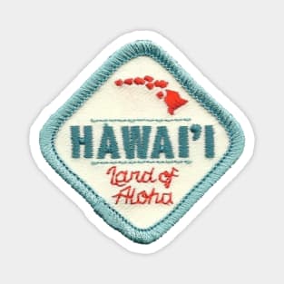 Hawaii Land of Aloha Patch Magnet